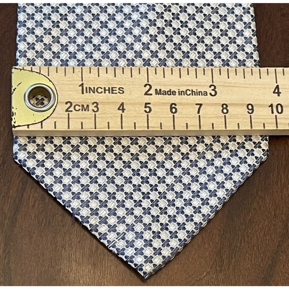 Comoseta Blue 100% Silk Men’s Neck Tie Made In China - Picture 4 of 9